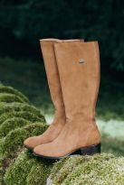 Dubarry Downpatrick Ladies Suede Knee High Boots - Camel