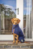 Country Collection Dog Drying Coat - Blue