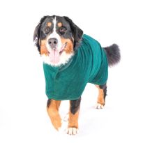 Classic Collection Dog Drying Coat - Bottle Green