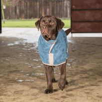 Classic Collection Dog Drying Coat - Sandringham Blue