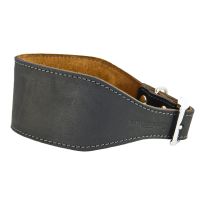 Leather Whippet/Greyhound Collar Black