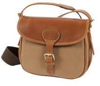 Windsor Leather and Canvas Cartridge Bag