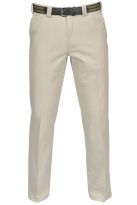 Stretched Cotton Chinos - Stone