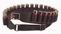 Havana Brown Leather Cartridge Belt Open Loop