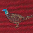 Hand-Made Woven Silk and Wool Tie Pheasant
